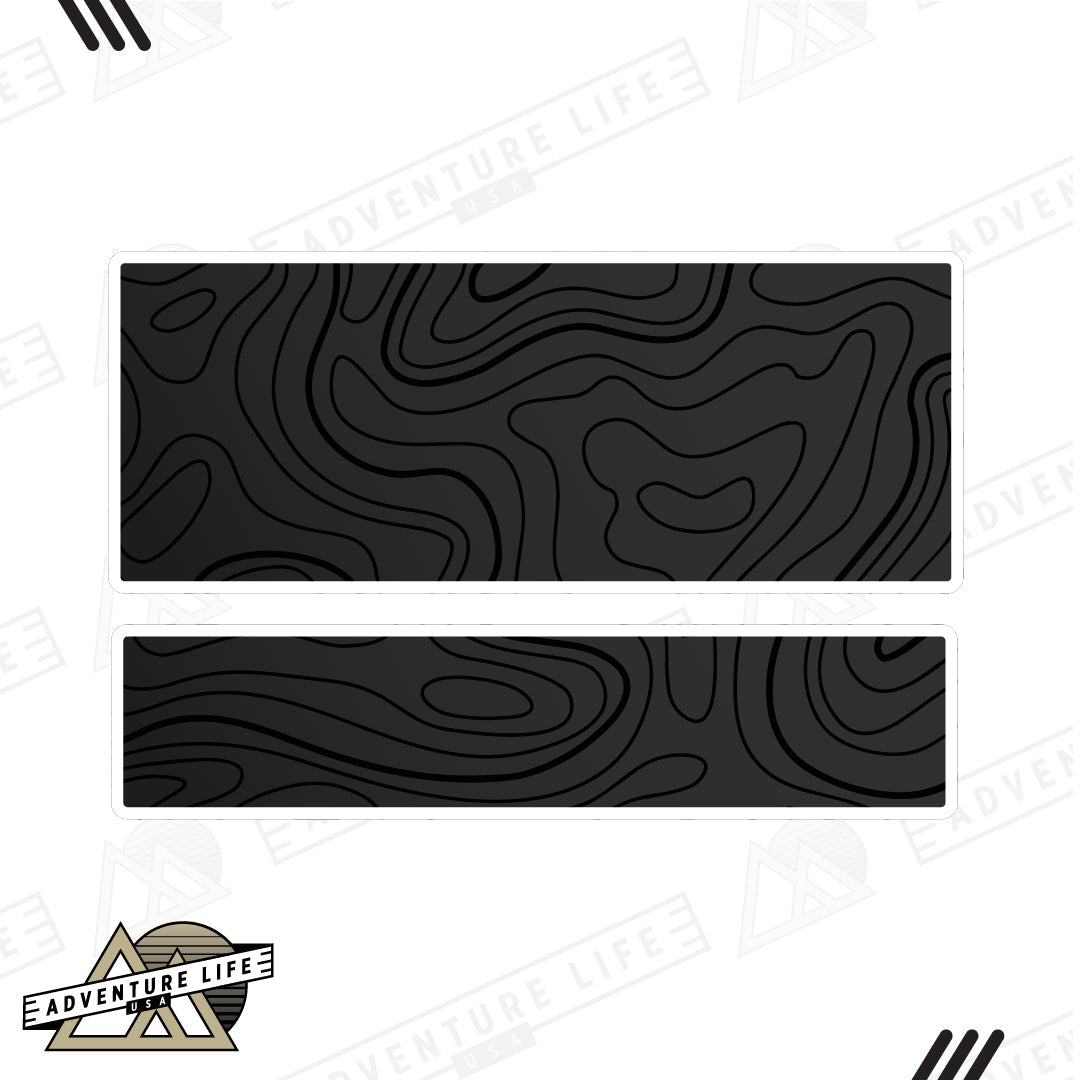 Sun Visor Decal Set – Covers OEM Warning Labels | Driver + Passenger Pair