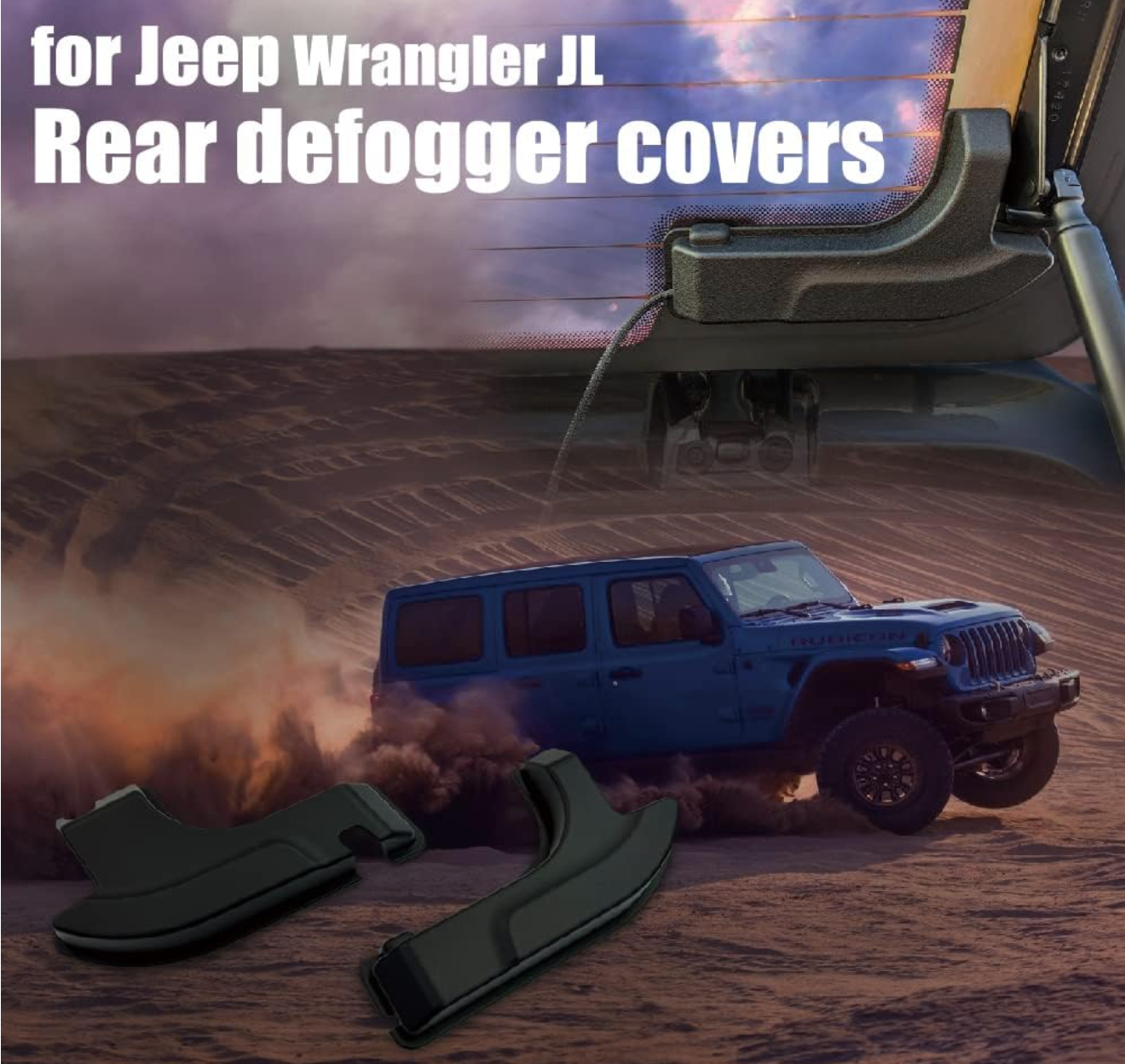 Rear Window Defogger Cover for Jeep Wrangler JL