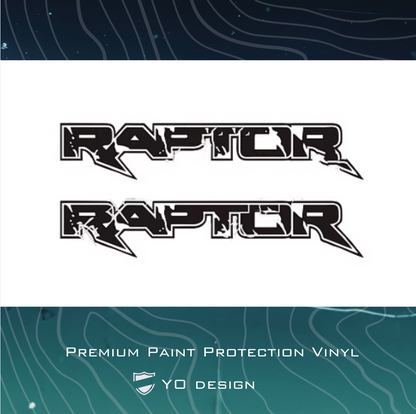 Ford F-150 Raptor Claw Mark Bedside Decal Set of 2 *Clearance Sale