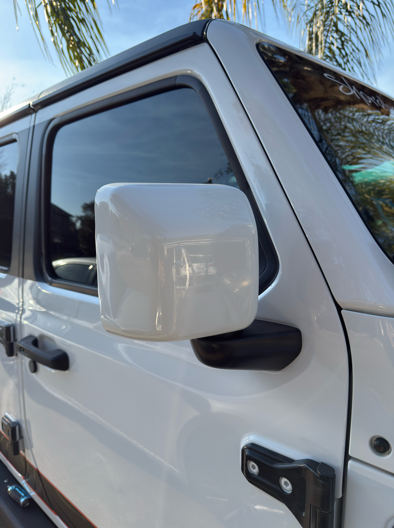Light Blemished: Mirror Cover Color Matched Fits Wrangler JL Gladiator JT