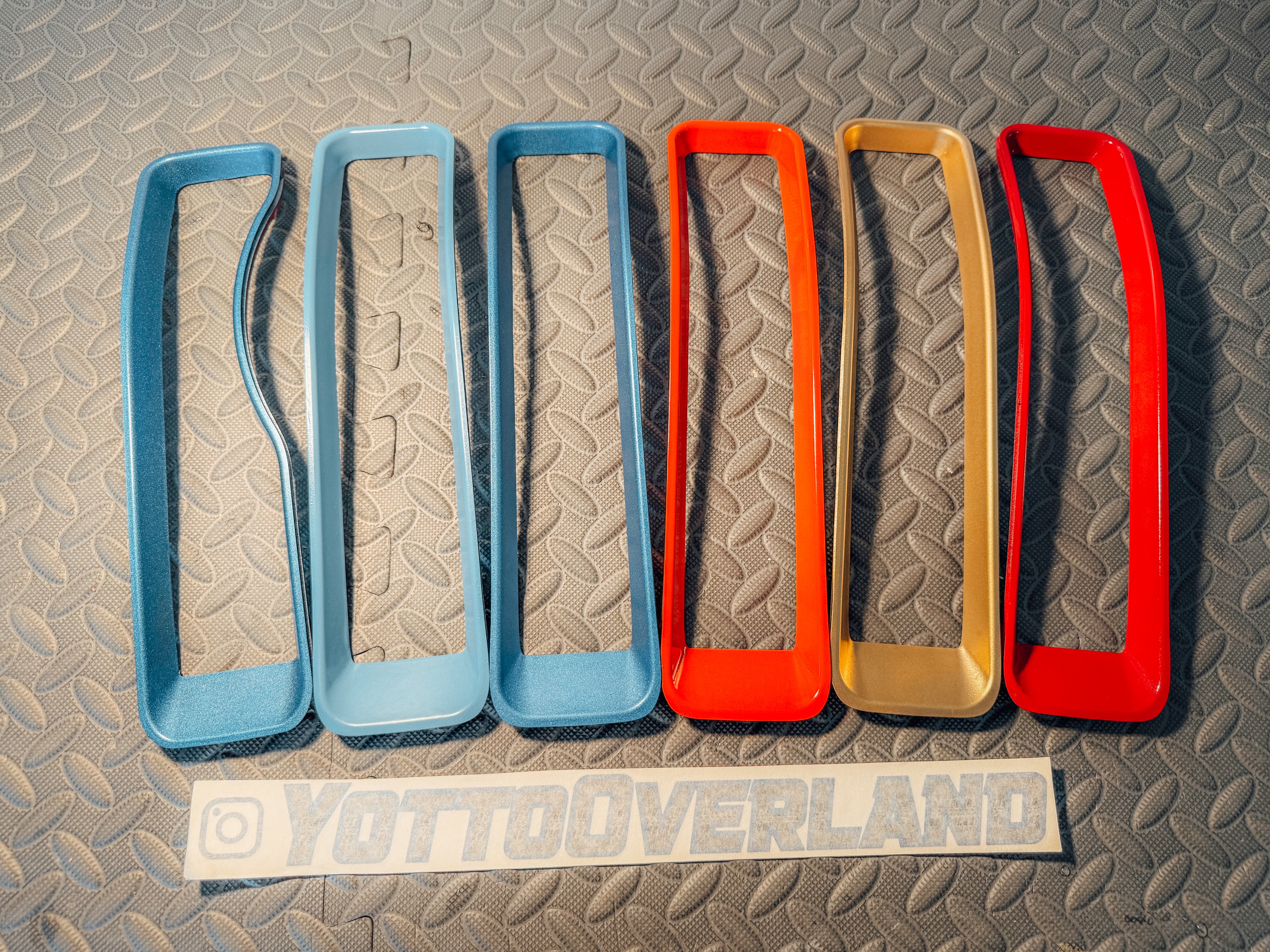 Grille Inserts Color Matched fits 18-23 Wrangler JL Gladiator JT *Discontinued
