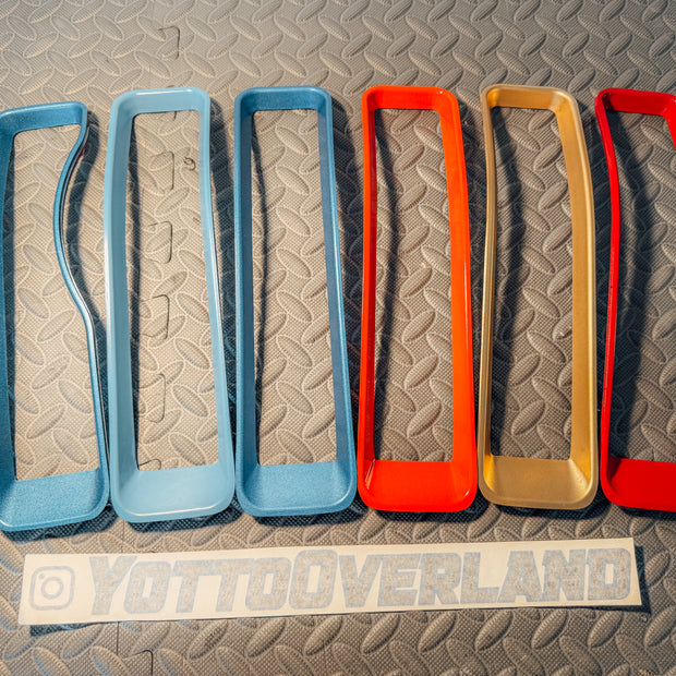 Grille Inserts Color Matched for 18-23 Wrangler JL Gladiator JT