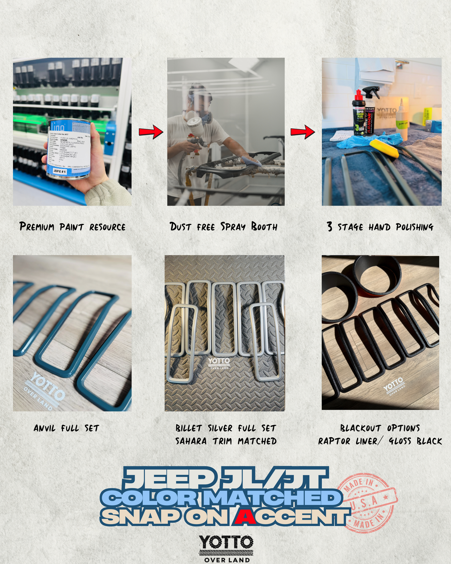 SALE: "Snap On" Accent Slot Cover for 24-25 Grille Wrangler JL JT Grille - Hydro Blue