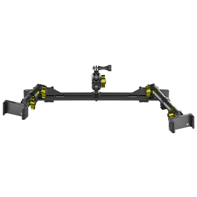 2021+ Ford Bronco & Bronco Raptor (Non-Sport) Tackform Slim Track Dash Bracket With Dual 20LITE Phone Mounts & GoPro Mount