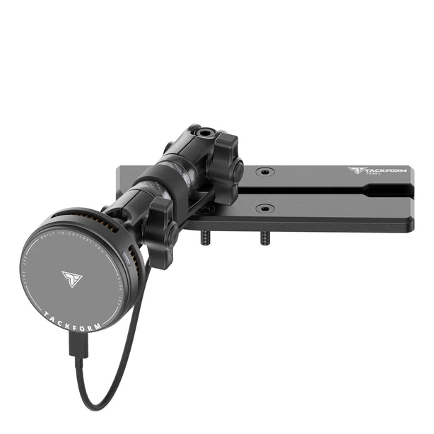 2024+ Jeep Wrangler JL & Gladiator (Not Compatible With 4xe) Tackform Slim Track Dash Bracket With Qi2.2/MagSafe Charging & Cooling Phone Mount | Driver Side