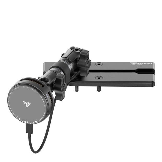 2024+ Jeep Wrangler JL & Gladiator (Not Compatible With 4xe) Tackform Slim Track Dash Bracket With Qi2.2/MagSafe Charging & Cooling Phone Mount | Driver Side