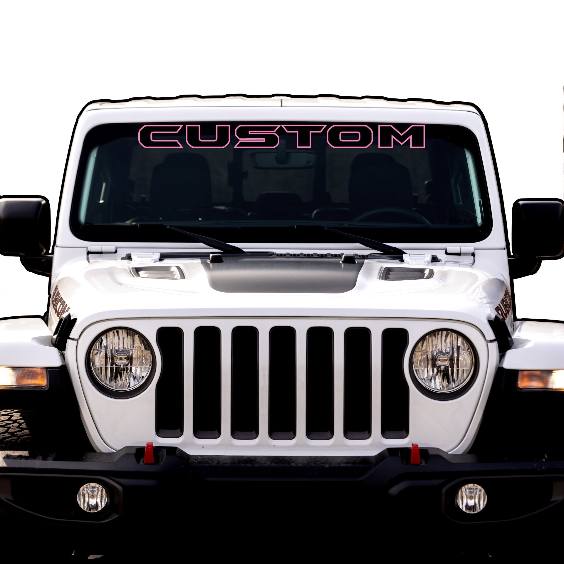 Windshield Lettering