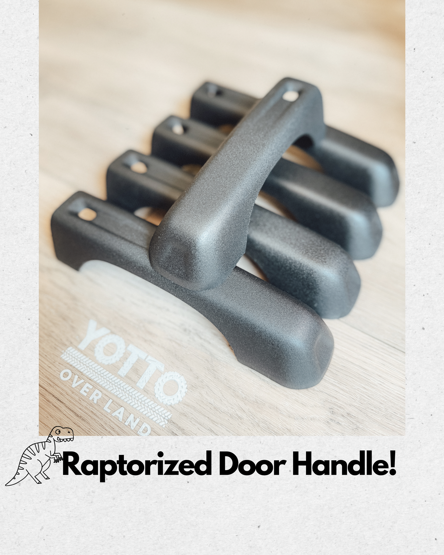 Raptorized Door Handle Cover for Wrangler JL Gladiator JT *Revised