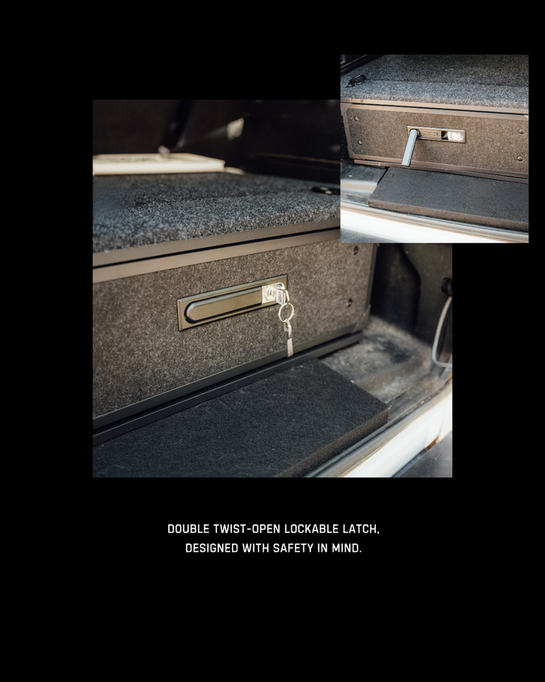 Ultralight Cargo Drawer for Wrangler JL 4xe, Rubicon, Sahara
