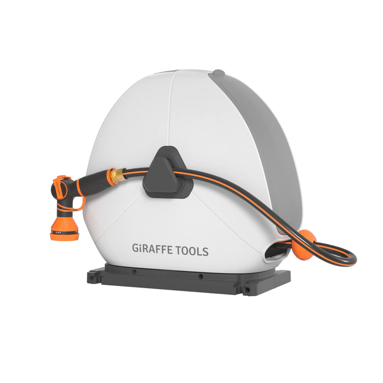 Ground-Mounted Retractable Hose Reel 82ft-130ft
