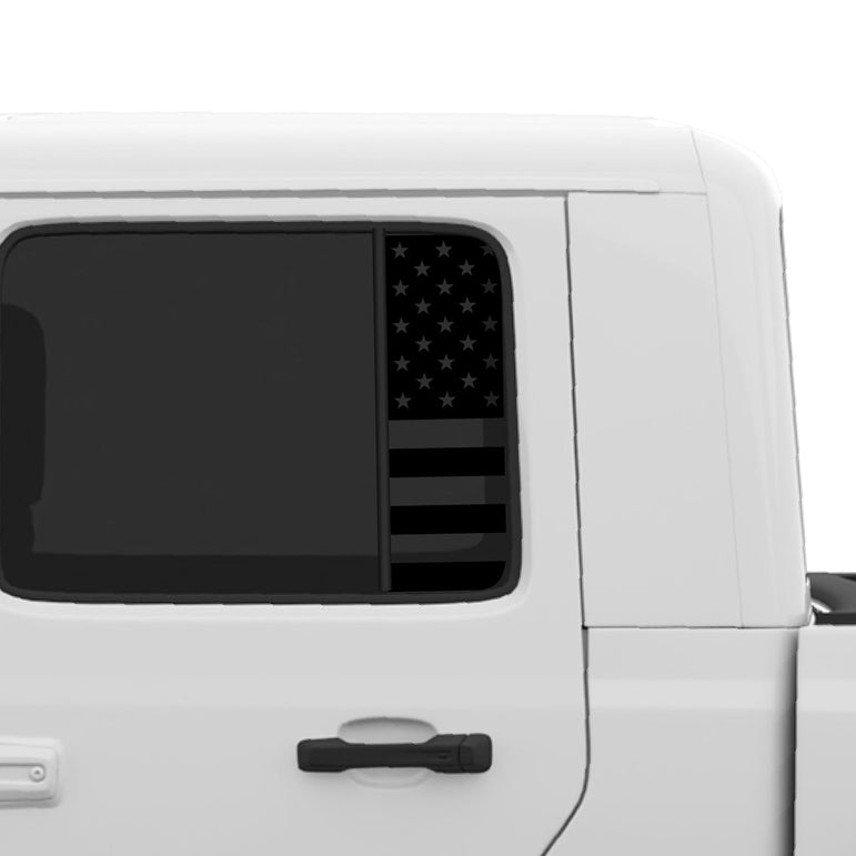 Flag Window Graphic for Gladiator JT and Wrangler JLU | Set of 2