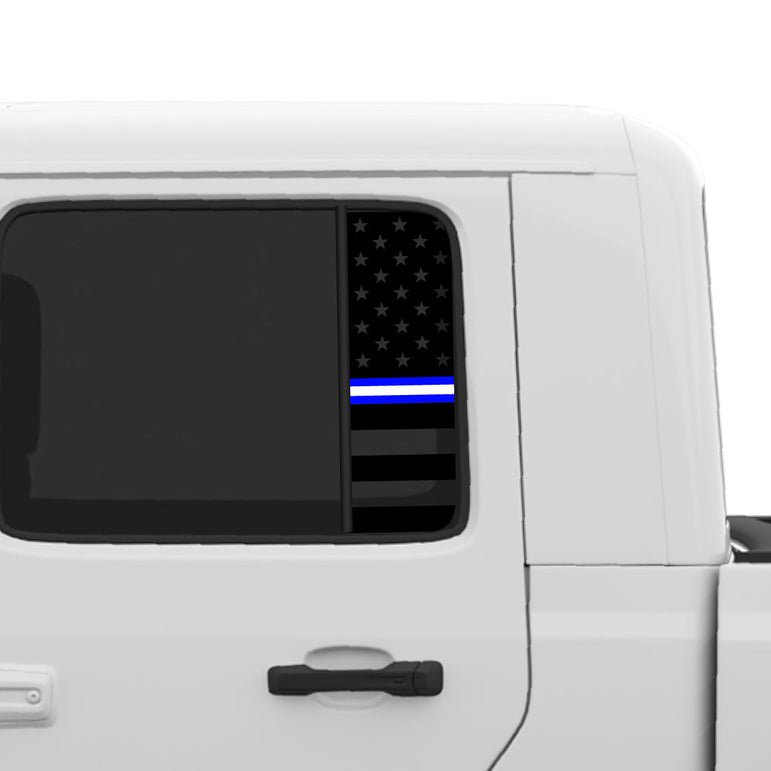 Flag Window Graphic for Gladiator JT and Wrangler JLU | Set of 2