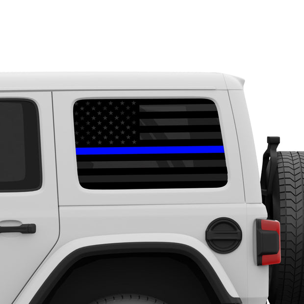 Flag Window Graphic for Wrangler | Set of 2