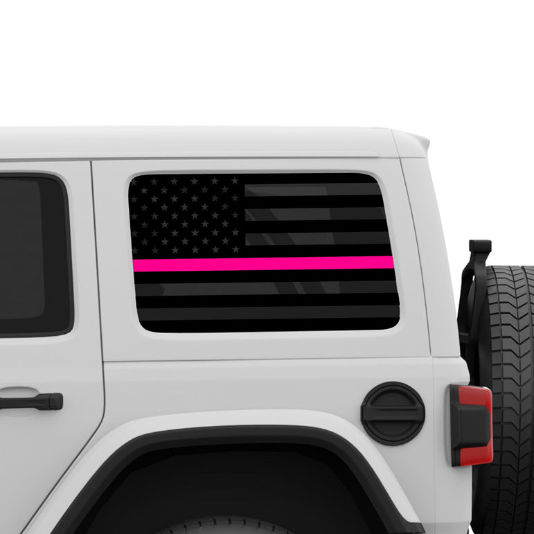 Flag Window Graphic for Wrangler | Set of 2
