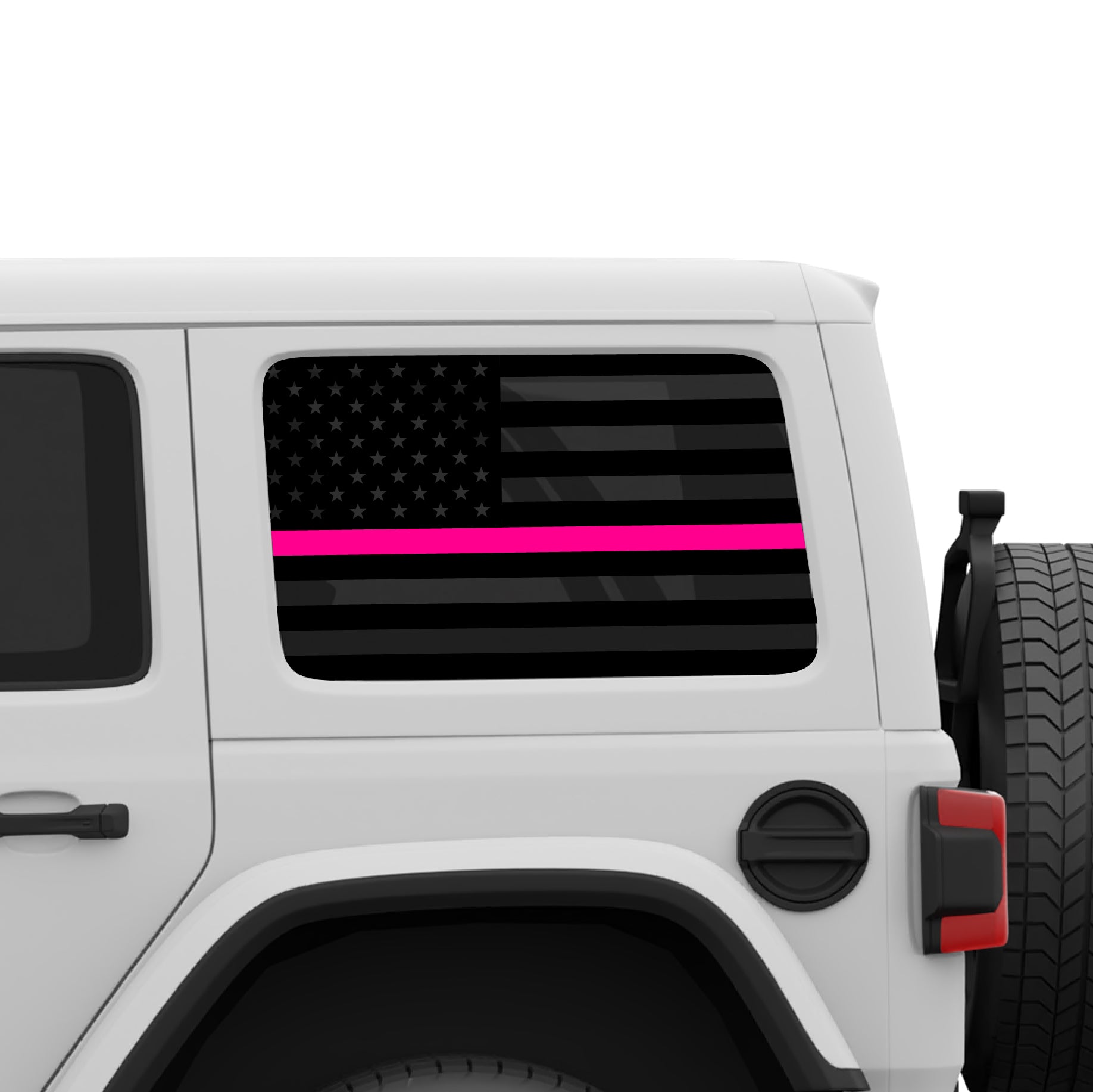 Flag Window Graphic for Wrangler | Set of 2