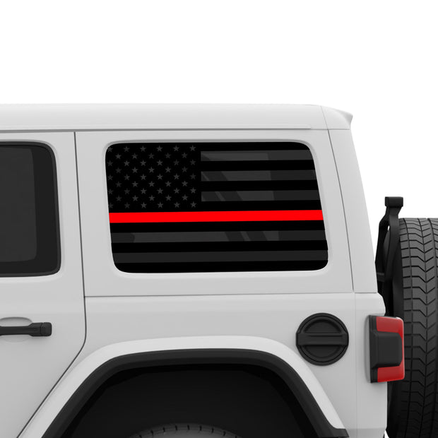 Flag Window Graphic for Wrangler | Set of 2