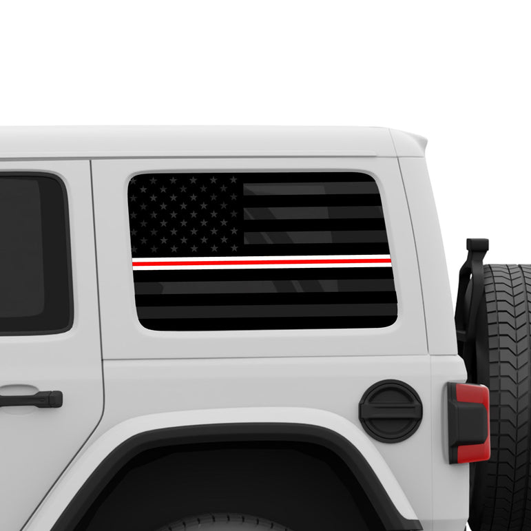 Flag Window Graphic for Wrangler | Set of 2