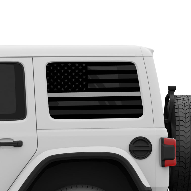 Flag Window Graphic for Wrangler | Set of 2