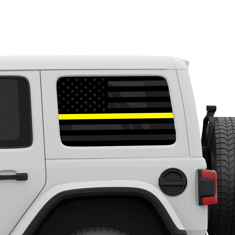 Flag Window Graphic for Wrangler | Set of 2