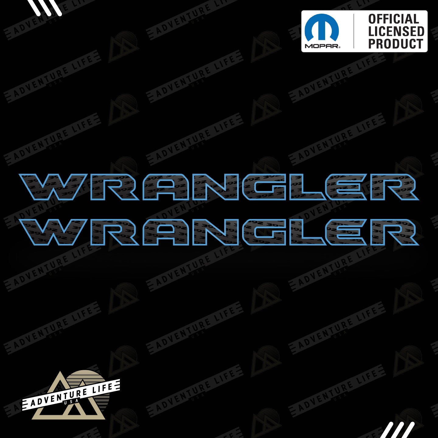 WRANGLER Hood Lettering | Set of 2