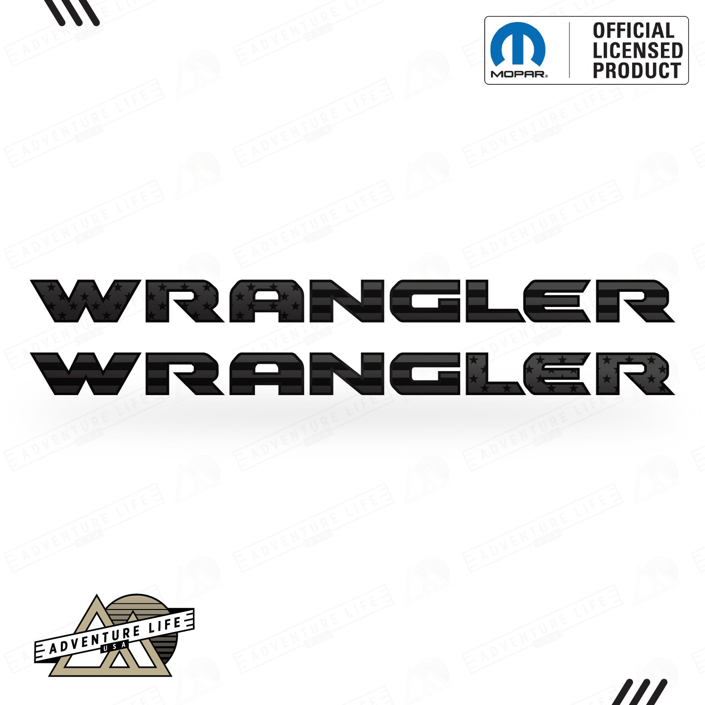 WRANGLER Hood Lettering | Set of 2