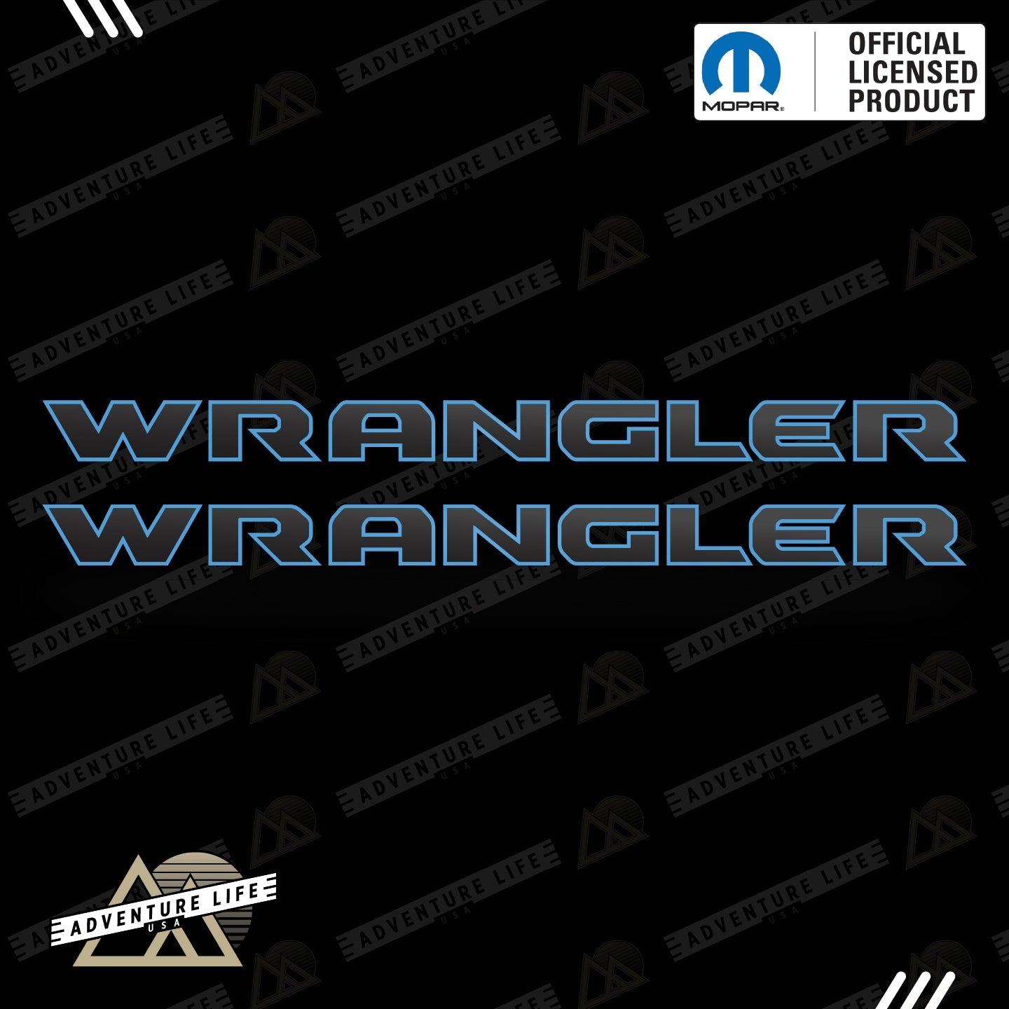 WRANGLER Hood Lettering | Set of 2