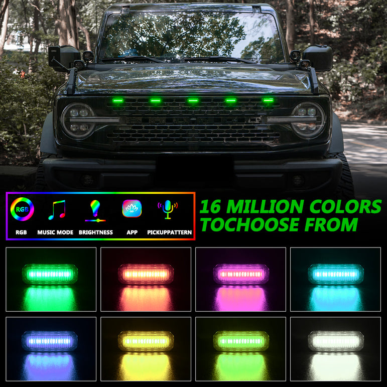 Prerunner RGB Grille Lights for Ford Bronco 21-25