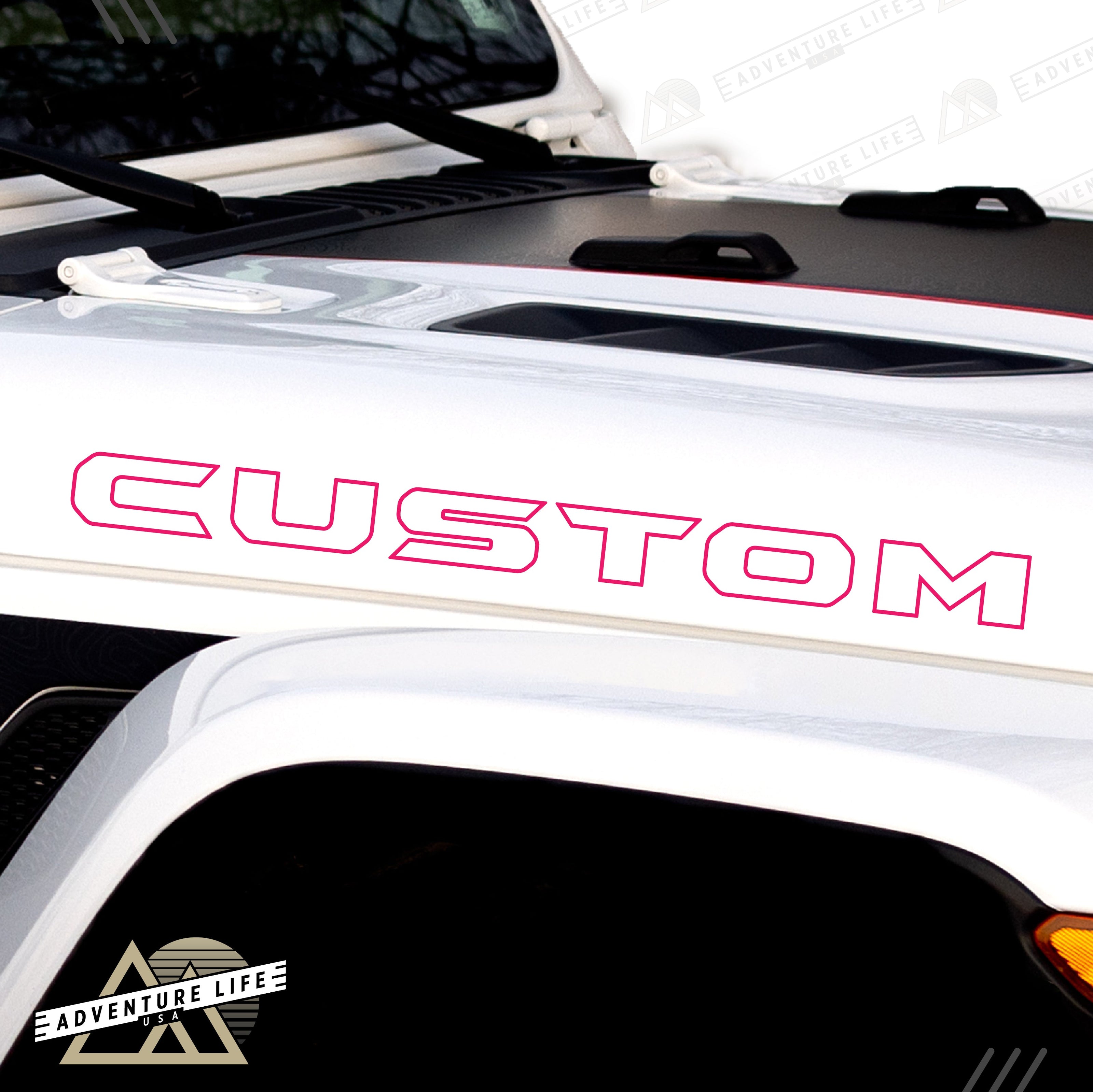 Hood Lettering | Set of 2