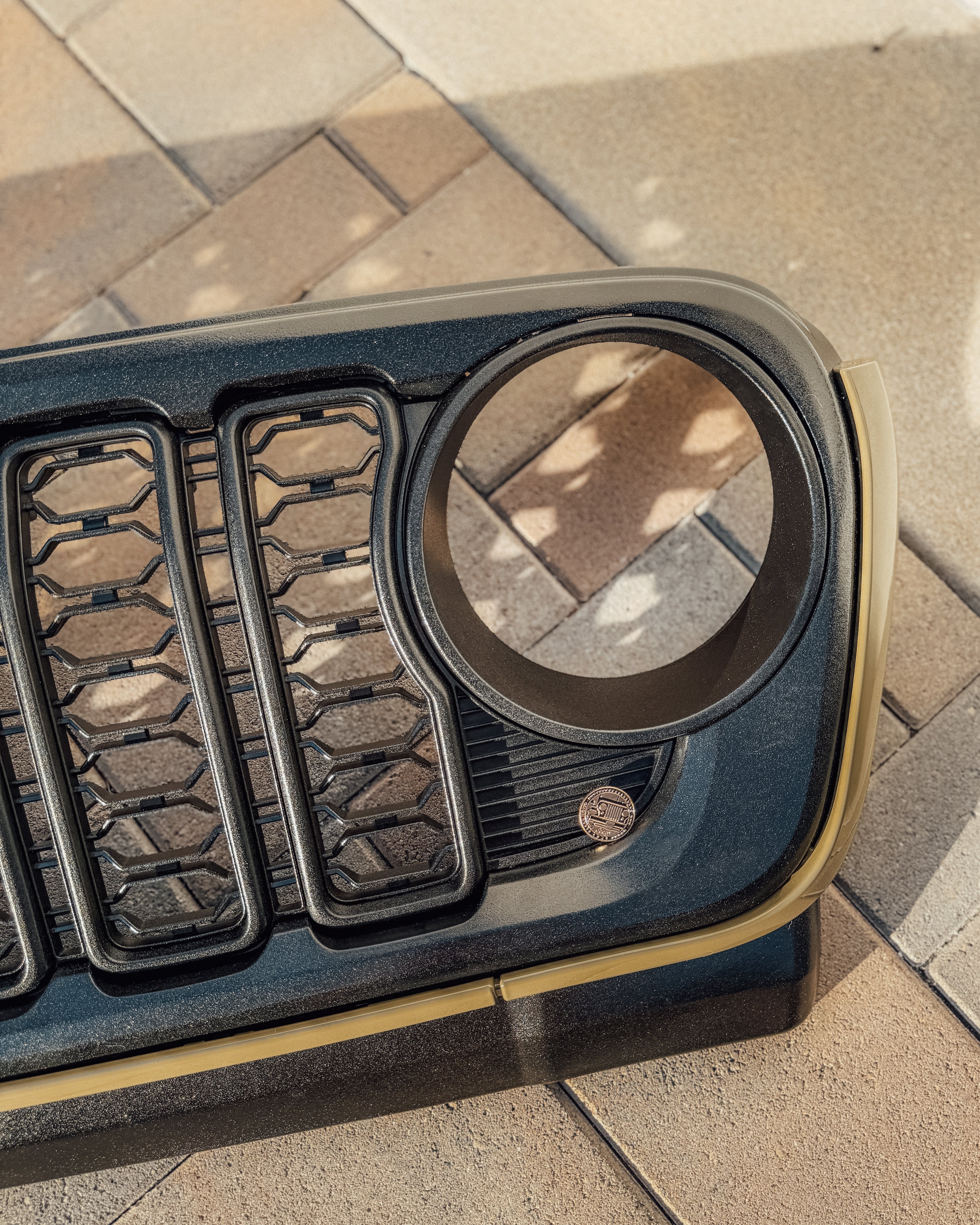 Willys-Style Two Tone Grille Color-Matched for 2024 Jeep JL/JT