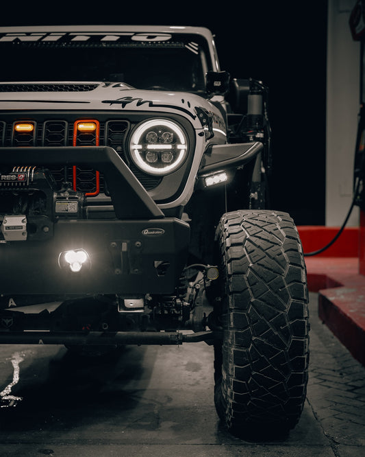 Two-Tone Willys/392 Style Grille for Jeep Wrangler JL & Gladiator JT