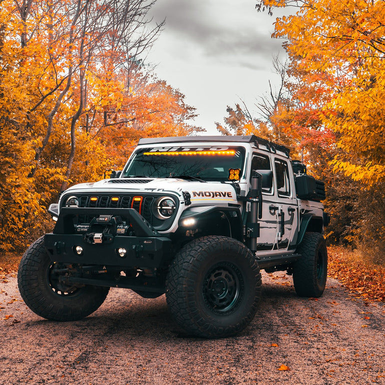 Prerunner Amber/RGB Grille Lights for 24-25 JL JT Grille