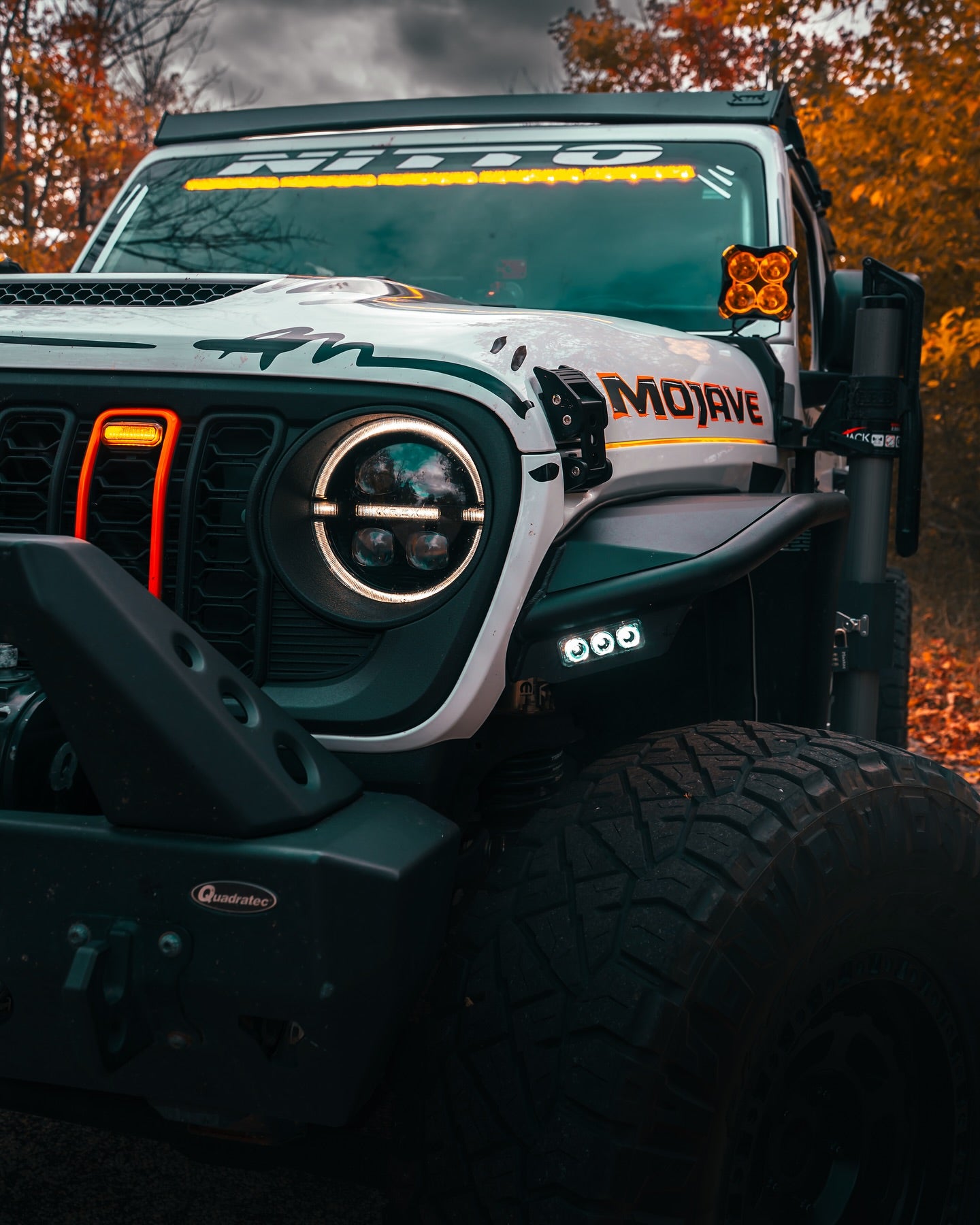 Two-Tone Raptorized + Color Matched Grille for Jeep Wrangler JL & Gladiator JT