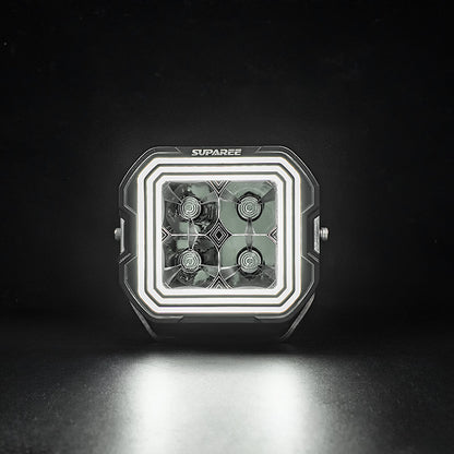 Suparee Hyper 5" LED Pod Lights w/ A-Pillar Brackets