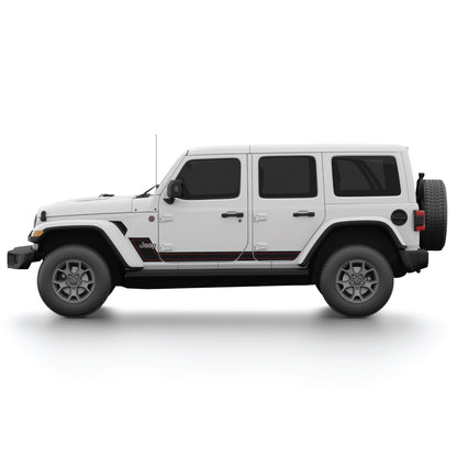 Lower Side Stripe with pinstripe for Wrangler JL
