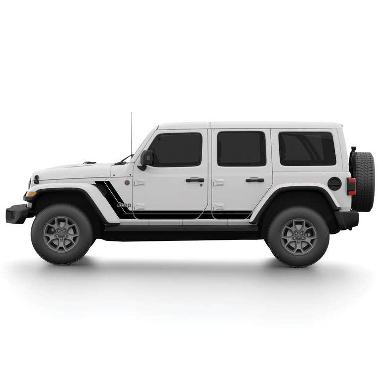 Scrambler Style Stripe Kit for Jeep Wrangler JL