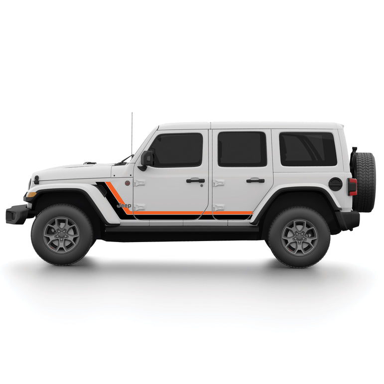 Scrambler Style Stripe Kit for Jeep Wrangler JL