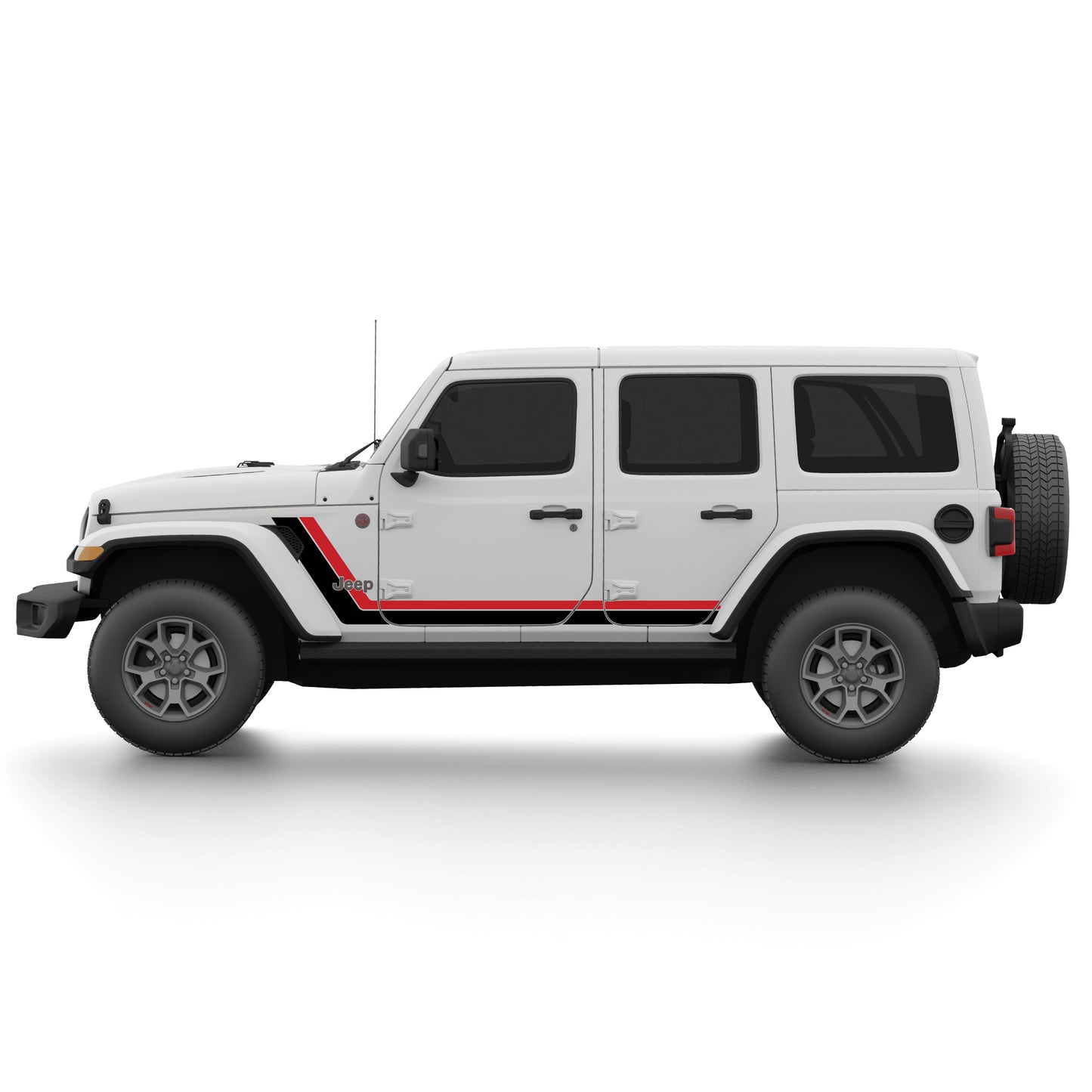 Scrambler Style Stripe Kit for Jeep Wrangler JL