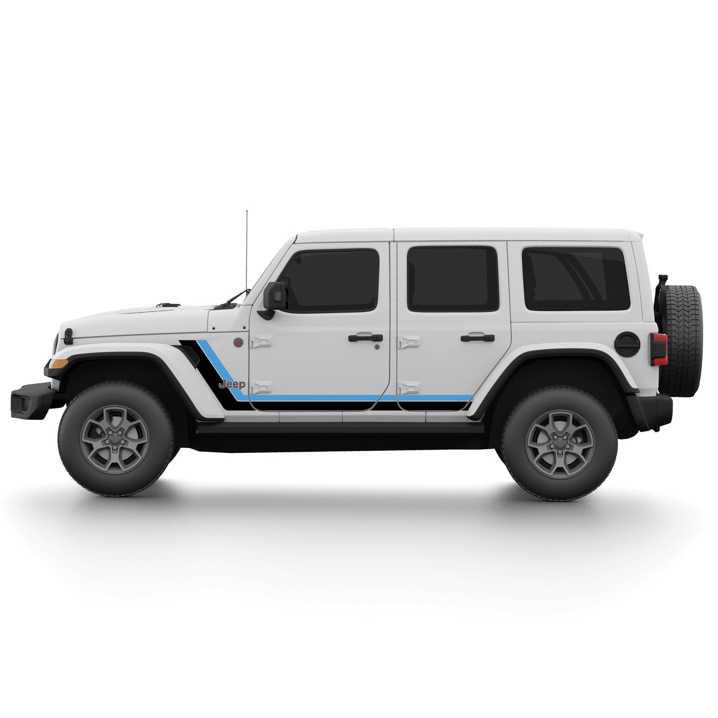Scrambler Style Stripe Kit for Jeep Wrangler JL