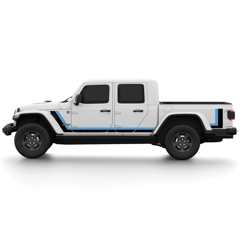 Scrambler Style Stripe Kit for Jeep Gladiator