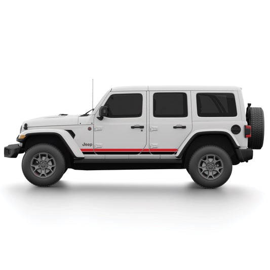 Rocker Double Stripe Kit for Jeep Wrangler JL