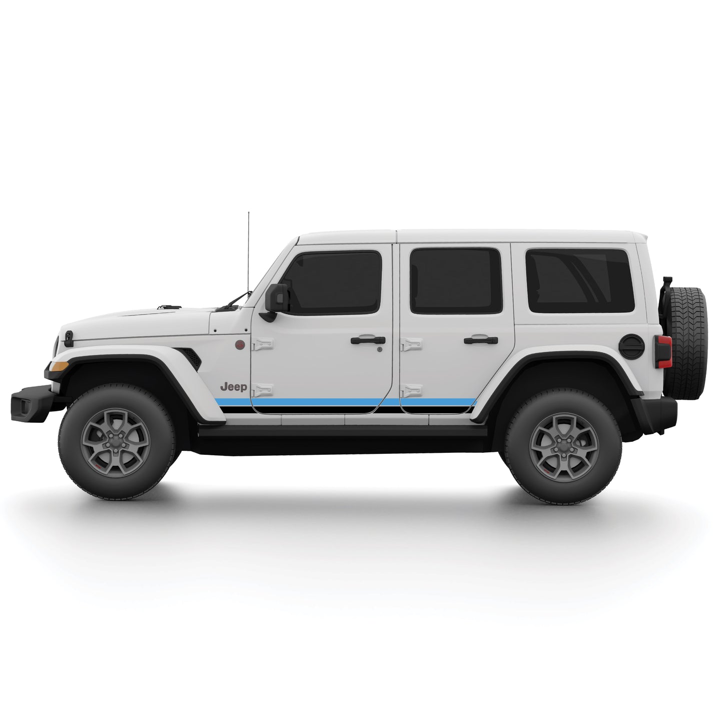 Rocker Double Stripe Kit for Jeep Wrangler JL