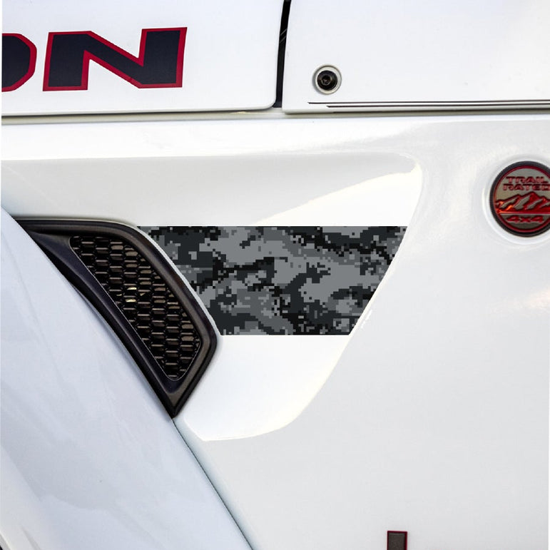 Fender Vent Decal Set | Camo - fits Wrangler JL & Gladiator JT