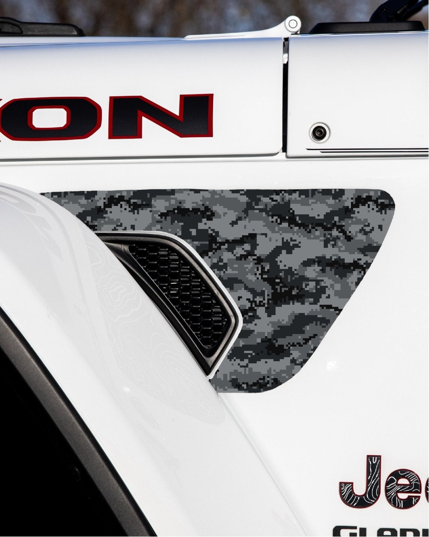 Fender Vent Decal Set | Camo - fits Wrangler JL & Gladiator JT