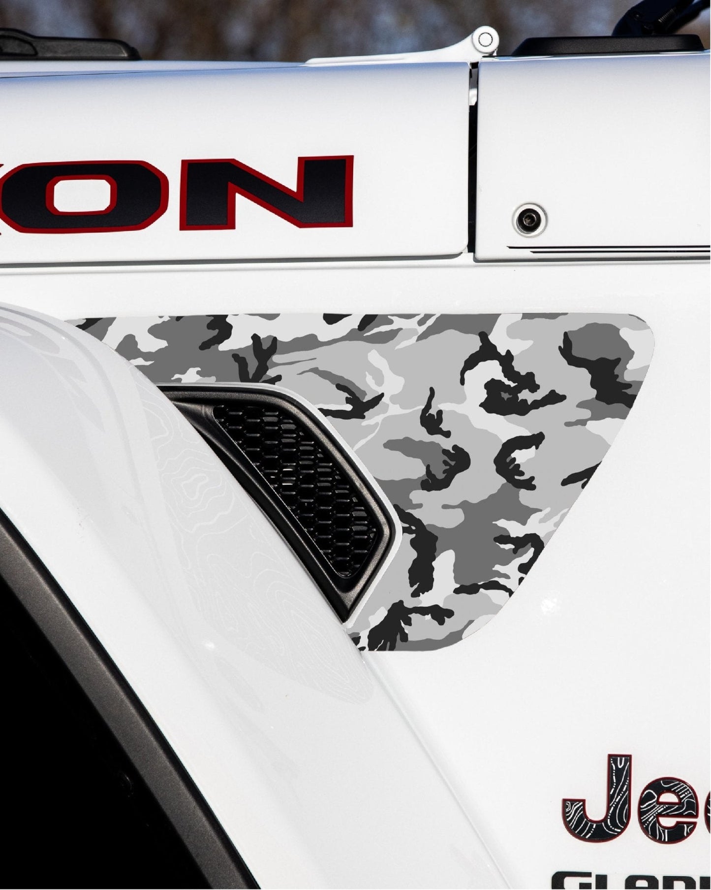 Fender Vent Decal Set | Camo - fits Wrangler JL & Gladiator JT