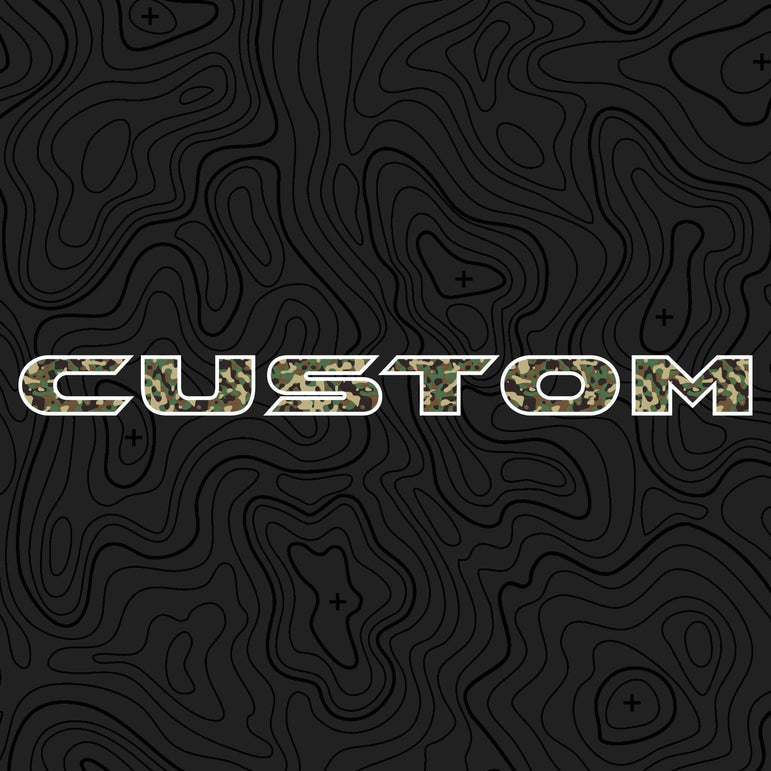 Camo Hood Lettering | Set of 2