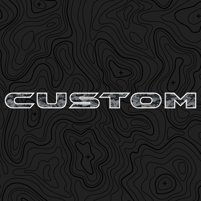 Camo Hood Lettering | Set of 2