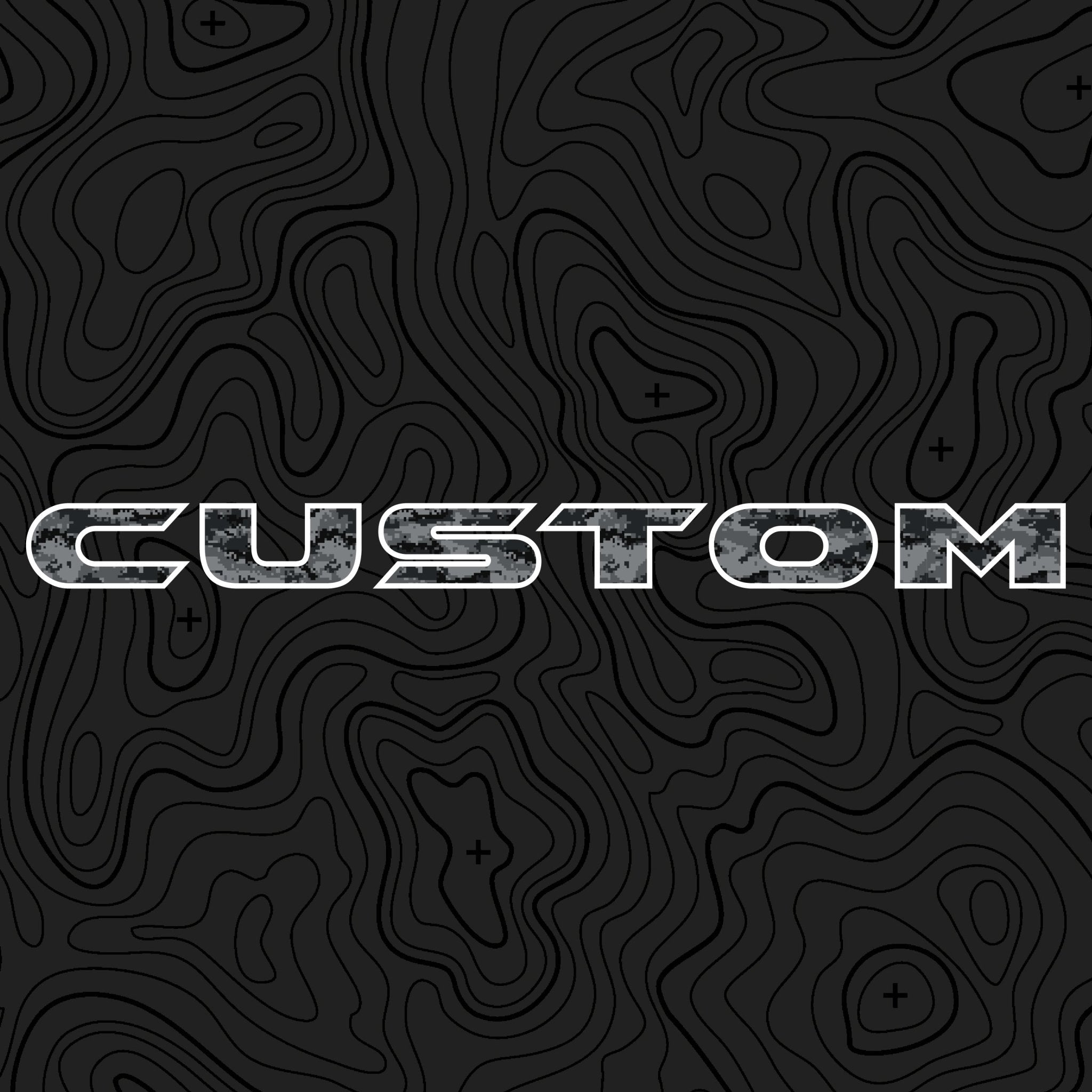 Camo Hood Lettering | Set of 2