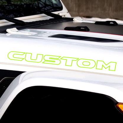 Hood Lettering | Set of 2