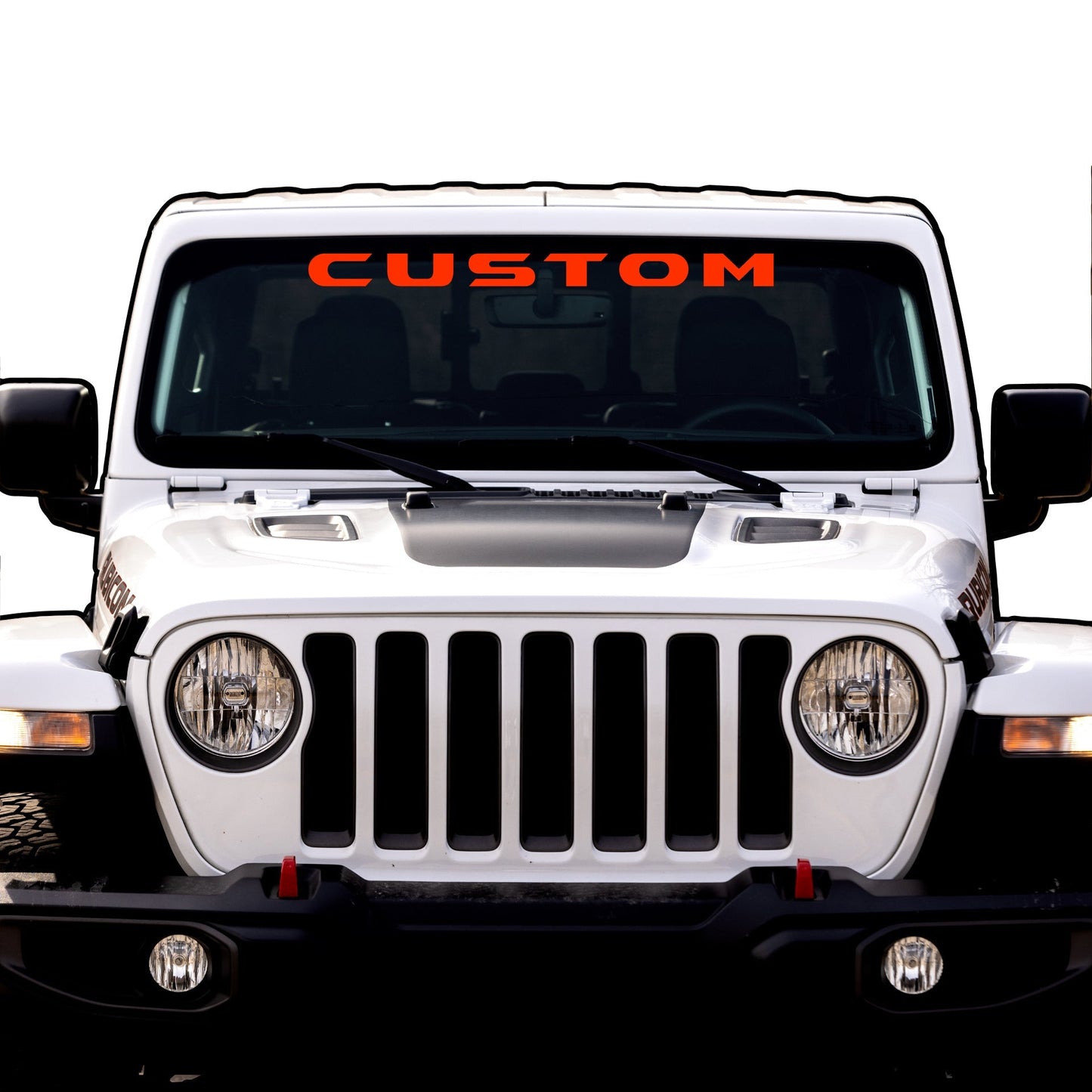 Windshield Lettering