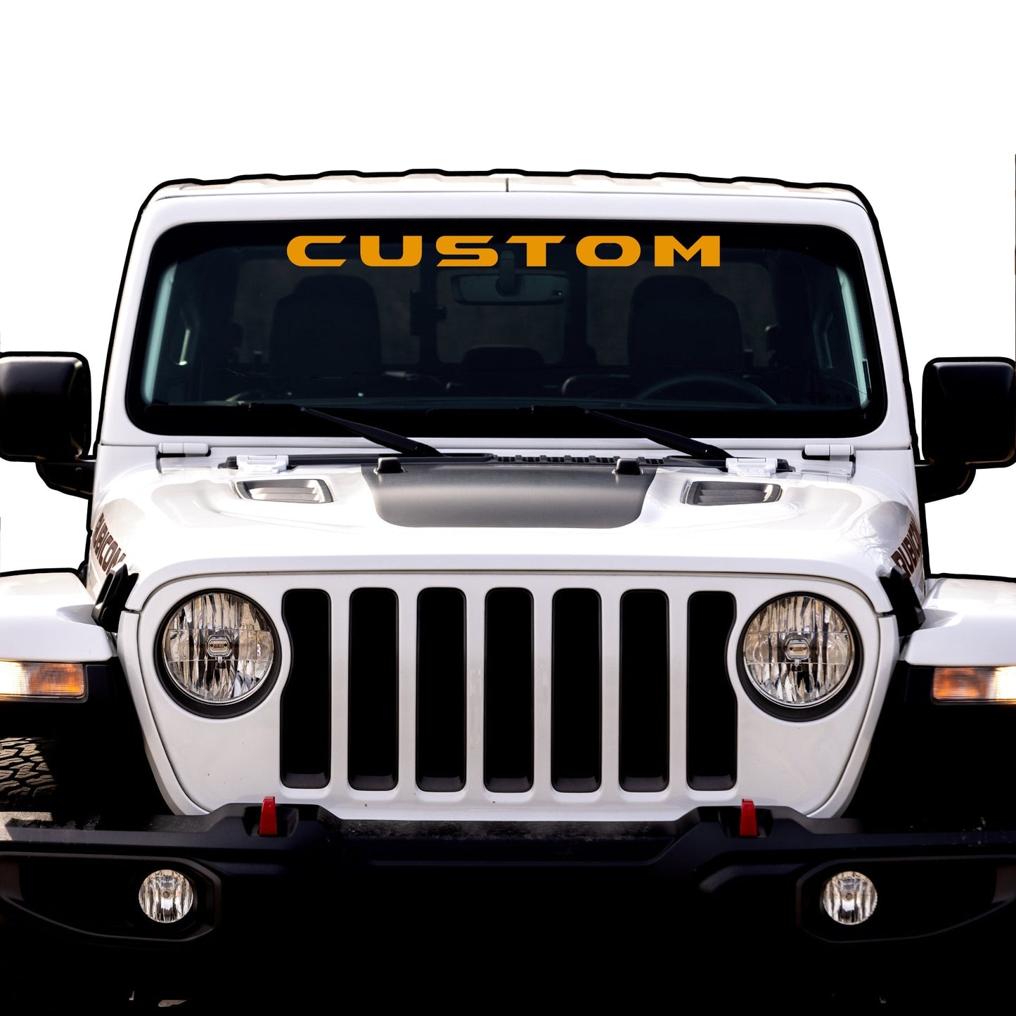 Windshield Lettering